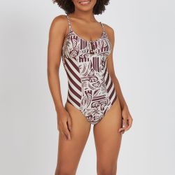 BODY MAIO STYLE V ESTAMPADO ZERO BARRIGA GRAVURA M... - Banho de Mar
