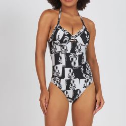 BODY MAIÔ MEIA TAÇA ESTAMPADO ZERO BARRIGA BEACH N... - Banho de Mar