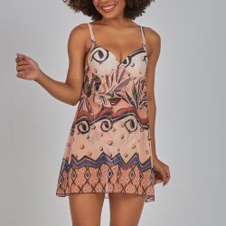 MAIÔ SAIDA COM BOJO ESTAMPADO BRASIL POP - Banho de Mar