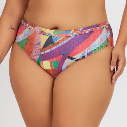 BIQUINI MAX BASICO PLUS ESTAMPADO MODERN TEX - Banho de Mar