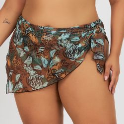 BIQUINI SAIDA PLUS ESTAMPADO GRAPHIC INSTINCT - Banho de Mar