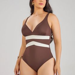Maio Modelador Bicolor Cafe Latino - Banho de Mar
