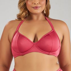 Top Meia TaÇa Plus Liso Pimenta Doce - Banho de Mar