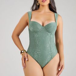 MAIÔ COM BOJO E ALÇA OMBRÊ ZERO BARRIGA VERDE AMAZ... - Banho de Mar