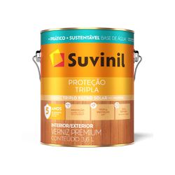 SUVINIL VERNIZ SECA RÁPIDO BRILHANTE NATURAL 3,6L - Baratão das Tintas 