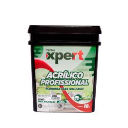 ACRILICO PROFISSIONAL XPERT BRANCO 18L - Baratão das Tintas 