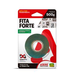 KIT 36 FITA FORTE DUPLA FACE ADERE 12X2 - Baratão das Tintas 