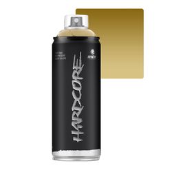 SPRAY HARDCORE OURO METALICO BRILHANTE MONTANA 400... - Baratão das Tintas 