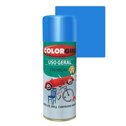 COLORGIN SPRAY USO GERAL AZUL COPACABANA 400ML - Baratão das Tintas 