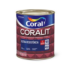 CORALIT ESMALTE ACETINADO BRANCO 900ML - Baratão das Tintas 