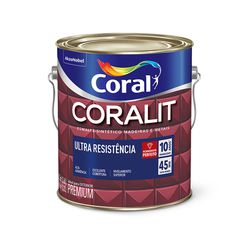 CORALIT ESMALTE BRILHANTE BRANCO 3,6L - Baratão das Tintas 