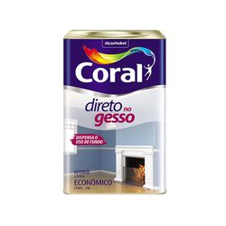 CORAL DIRETO NO GESSO 18L - Baratão das Tintas 