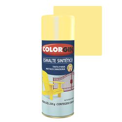 COLORGIN SPRAY ESMALTE SINTÉTICO MARFIM 350ML - Baratão das Tintas 