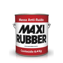 MASSA ANTI-RUÍDO MAXI RUBBER 5,4KG - Baratão das Tintas 