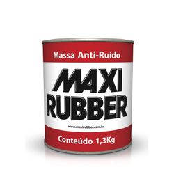 MASSA ANTI-RUÍDO MAXI RUBBER 1,3KG - Baratão das Tintas 