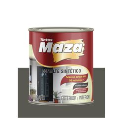 MAZA ESMALTE SINTÉTICO FOSCO GRAFITE CLARO 900ML - Baratão das Tintas 