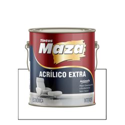 MAZA ACRÍLICO EXTRA BRANCO 3,6L - Baratão das Tintas 