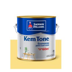 KEMTONE ACRÍLICO FOSCO AMARELO CANÁRIO 3,6L - Baratão das Tintas 