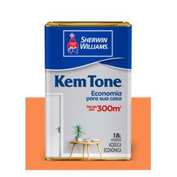 KEMTONE ACRÍLICO FOSCO CENOURA 18L - Baratão das Tintas 