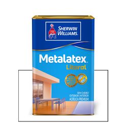 METALATEX LITORAL ACETINADO BRANCO 18L - Baratão das Tintas 