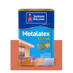 METALATEX LITORAL ACETINADO TERRACOTA 18L - Baratão das Tintas 