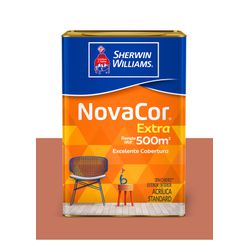 NOVACOR ACRÍLICO FOSCO PAREDE TERRACOTA NATURAL 18... - Baratão das Tintas 