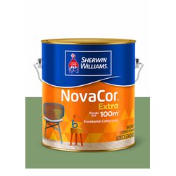 NOVACOR ACRÍLICO FOSCO PAREDE VERDE PRIMAVERA 3,6L - Baratão das Tintas 