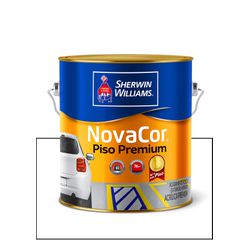 NOVACOR PISO MAIS RESISTENTE BRANCO 3,6L - Baratão das Tintas 