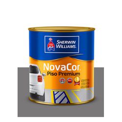 NOVACOR PISO MAIS RESISTENTE CINZA 900ML - Baratão das Tintas 