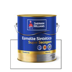 SHERWIN WILLIAMS ESMALTE SINTÉTICO SUPER SECAGEM B... - Baratão das Tintas 