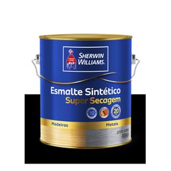 SHERWIN WILLIAMS ESMALTE SINTÉTICO SUPER SECAGEM P... - Baratão das Tintas 