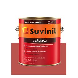 SUVINIL LÁTEX MAXX CLÁSSICA VERMELHO CARDINAL FOSC... - Baratão das Tintas 