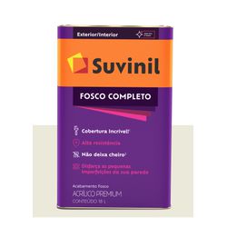 SUVINIL ACRILICO FOSCO COMPLETO ERVA DOCE 18L - Baratão das Tintas 