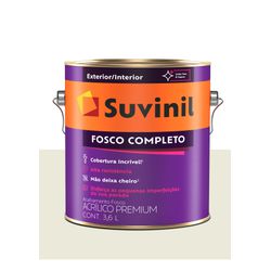 SUVINIL ACRILICO FOSCO COMPLETO ERVA DOCE 3,6L - Baratão das Tintas 