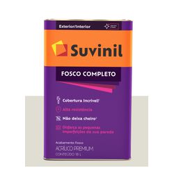 SUVINIL ACRILICO FOSCO COMPLETO GELO 18L - Baratão das Tintas 