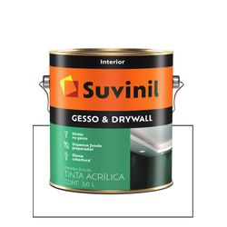 SUVINIL NOVO FUNDO GESSO DRYWALL 3,6L - Baratão das Tintas 