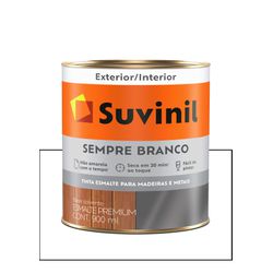 SUVINIL ESMALTE SEMPRE BRANCO BRILHANTE 900ML - Baratão das Tintas 