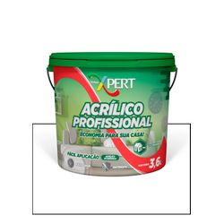 ACRILICO PROFISSIONAL XPERT BRANCO 3,6L - Baratão das Tintas 