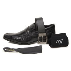 Sapato Rafarillo com kit - 79438 preto - Loja Batta Shoes