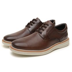 Sapato masculinoCasual mogno Amarrar - 99001-02 - Loja Batta Shoes