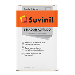 Suvinil Selador Acrílico 18L - 2B Autotintas