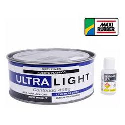 Cola Plástica Ultra Light 495g Maxi Rubber - 2B Autotintas