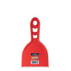 Espatula Plástica Dentada 10CM Atlas - 2B Autotintas