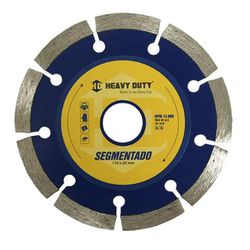 Disco Diamantado Segmentado 110MM Heavy Duty - 2B Autotintas