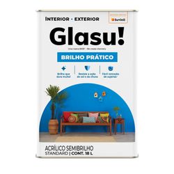 Tinta Acrílica Semibrilho Brilho Prático 18L Glasu... - 2B Autotintas