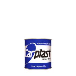 Massa Plástica Cinza 1kg Carplast - 2B Autotintas