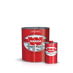 Primer PU 5100 HS Cinza Medio + Endurecedor 3093 9... - 2B Autotintas