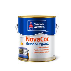 Novacor Gesso Branco 3,6L Sherwin Williams - 2B Autotintas
