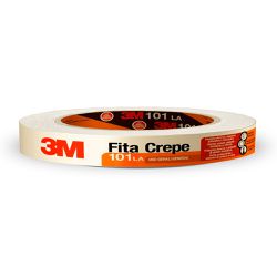 Fita Crepe 18MMX50M 101LA Uso Geral 3M - 2B Autotintas