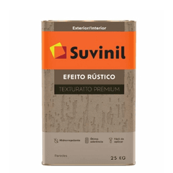 Massa de Efeito Rústico Branca 25kg Suvinil - 2B Autotintas